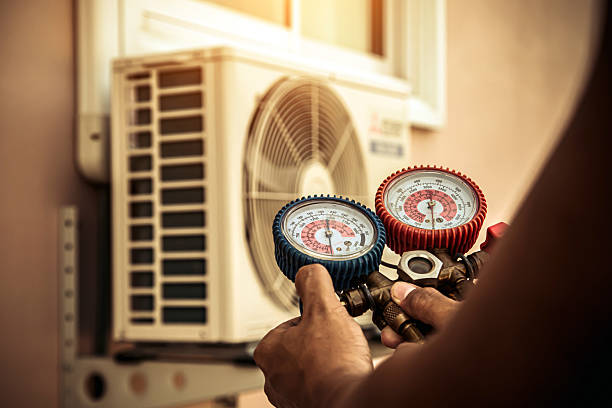Professional Ductwork Repair technician working in Bronson, MI